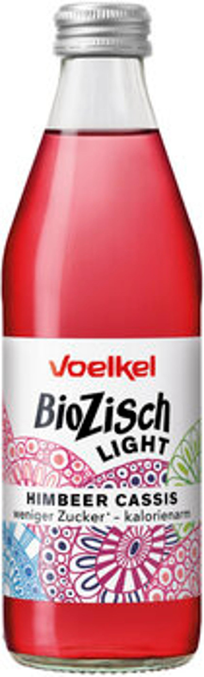 Produktfoto zu BioZisch Light Himbeer Cassis, 0,33l