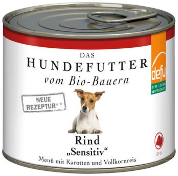 Produktfoto zu Hundefutter Rind Sensitiv, 200 g