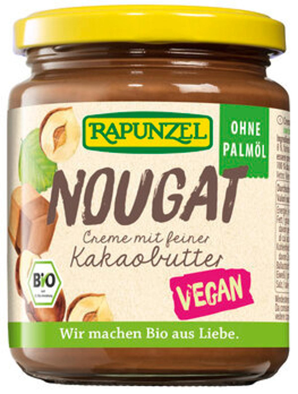 Produktfoto zu Nougat Creme mit Kakaobutter, 250 g - AKTION: 10% reduziert