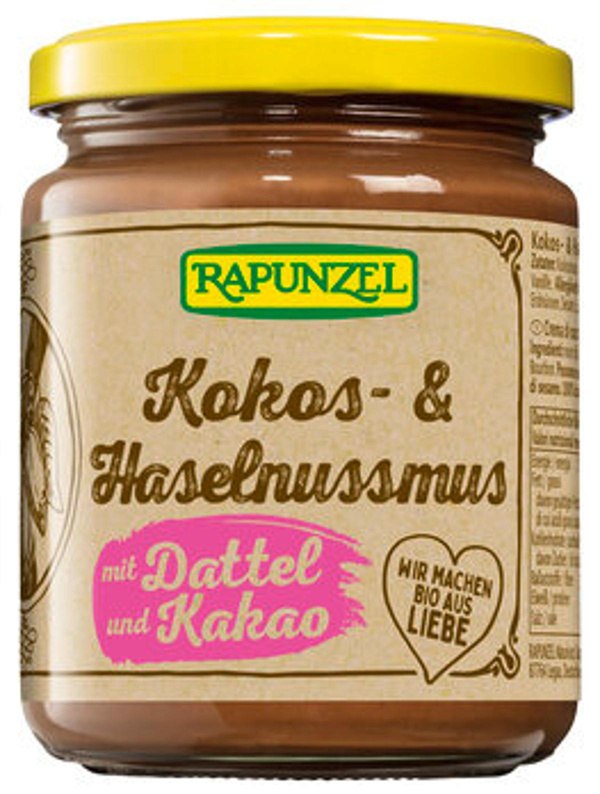 Produktfoto zu Kakao & Haselnussmus mit Dattel, 250 g - 5% reduziert, MHD 28.06.2026