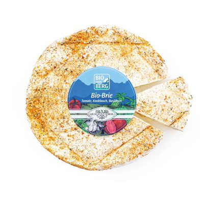 Produktfoto zu Tiroler Brie Tomate-Basilikum-Knoblauch aus Heumilch