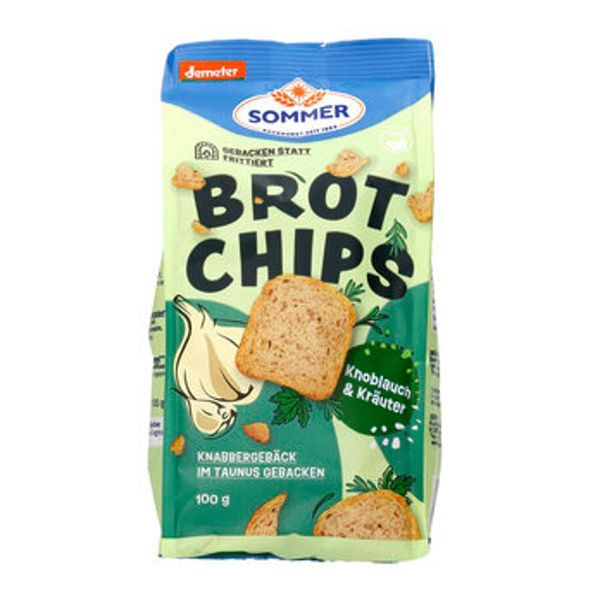 Produktfoto zu Brot Chips Knoblauch & Kräuter, 100 g