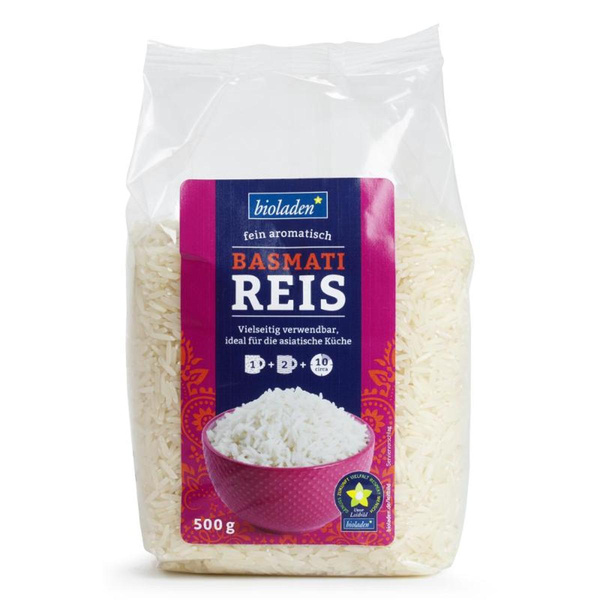 Produktfoto zu Basmati Reis, 500 g