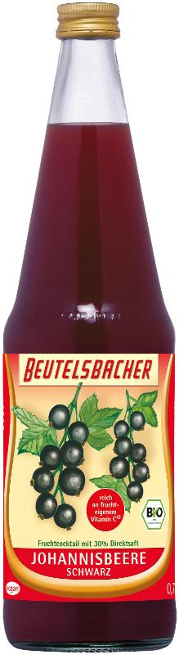Produktfoto zu Schwarze Johannisbeere, 0,7 l