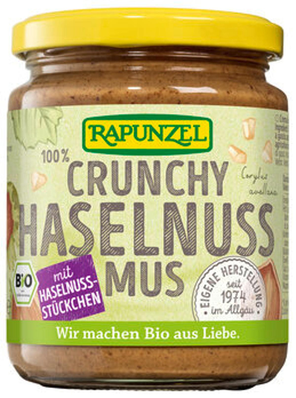 Produktfoto zu Haselnussmus Crunchy, 250 g