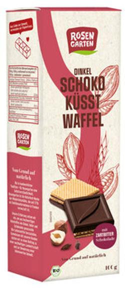 Produktfoto zu Schoko küsst Waffel Zartbitter, 100 g