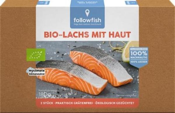 Produktfoto zu TK-Lachs Filets mit Haut, 180 g