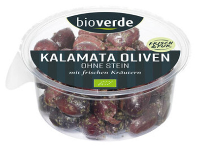 Produktfoto zu Schwarze Kalamata Oliven ohne Stein, 150 g