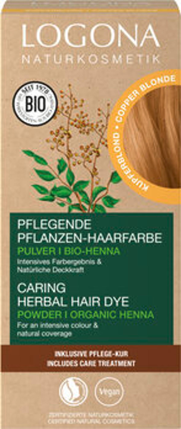 Produktfoto zu Pflegende Pflanzen-Haarfarbe Pulver Kupferblond