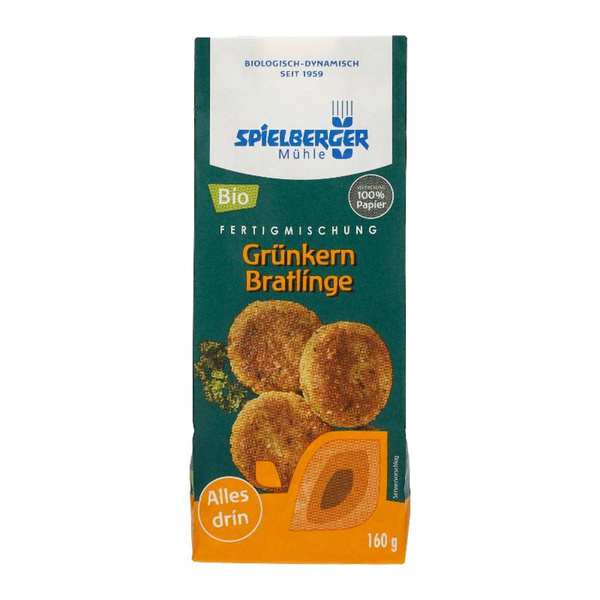 Produktfoto zu Grünkern Bratlinge vegan, 160 g