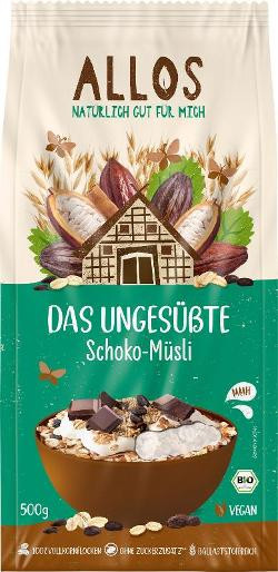 Produktfoto zu Das Ungesüßte Schoko Müsli, 500 g