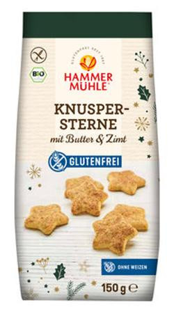 Produktfoto zu Knuspersterne mit Butter & Zimt gf, 150 g