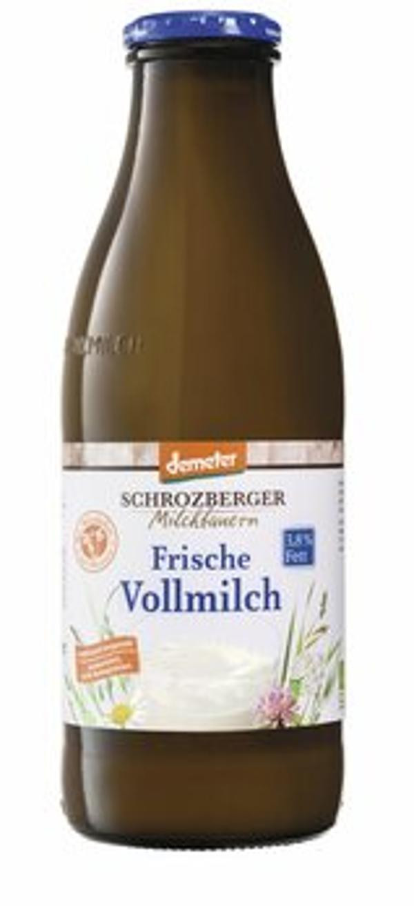 Produktfoto zu Frische Vollmilch 3,8 %, 1 l