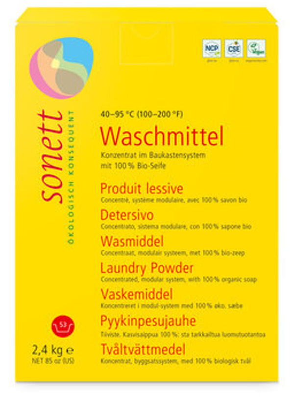 Produktfoto zu Waschmittel Pulver Konzentrat, 2,4 kg