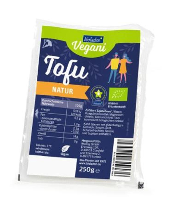 Produktfoto zu Tofu natur, 250 g