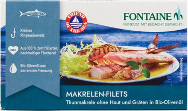 Produktfoto zu Makrelenfilet in Olivenöl, 120 g