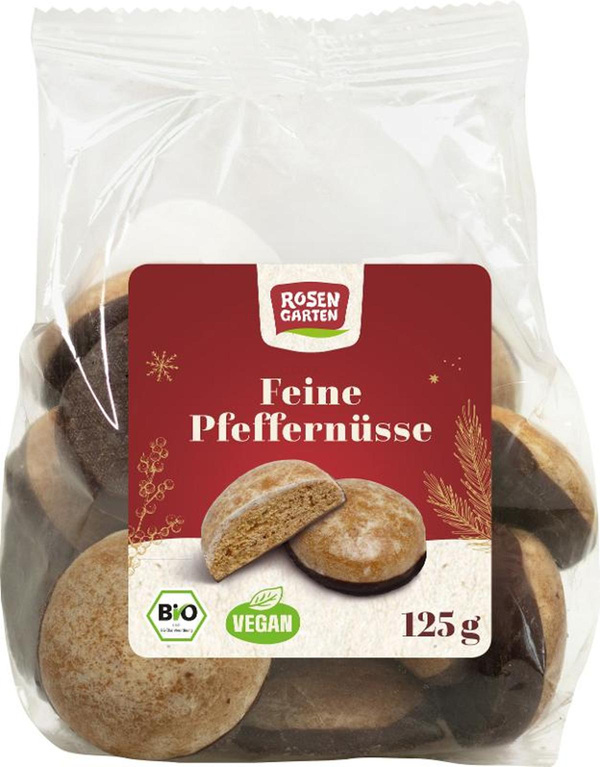 Produktfoto zu Pfeffernüsse mit Zartbitterfuß, 125 g - 20% reduziert