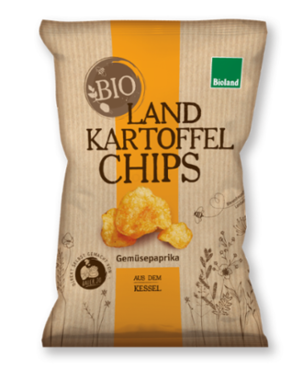 Produktfoto zu Kartoffelchips Gemüsepaprika, 125 g