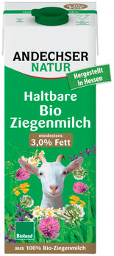 Produktfoto zu H-Ziegenmilch 3%, 1 l