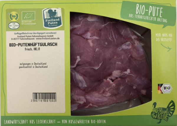 Produktfoto zu Putenhüftgulasch ca. 0,35 kg