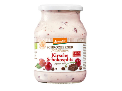 Produktfoto zu Joghurt Kirsche Schokosplits, 500 g