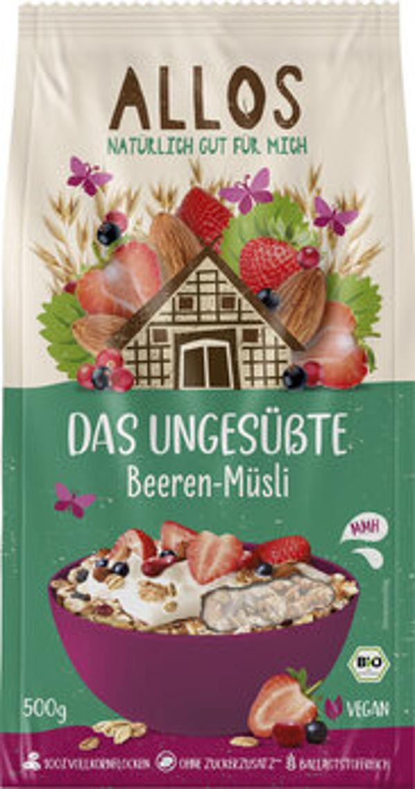 Produktfoto zu Das ungesüßte Beeren-Müsli, 500g