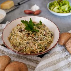 Produktfoto zu Rezeptkarte Pilzrisotto