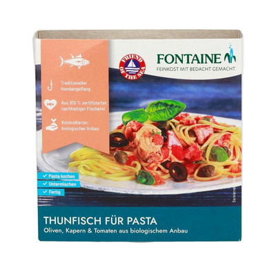 Produktfoto zu Thunfisch für Pasta Oliven, Kapern & Tomaten, 200 g