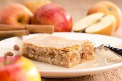 Produktfoto zu Apfelkuchen mit Zimtdecke vegan, 4 Stück