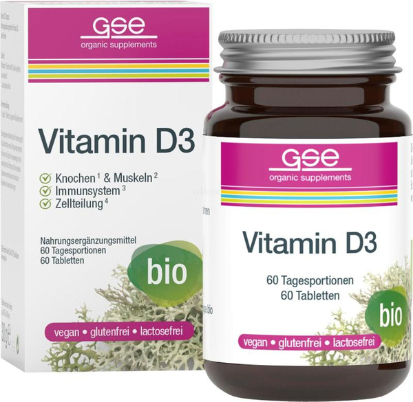 Produktfoto zu Vitamin D3, 60 Tabletten