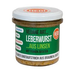 Produktfoto zu Vegane Art Leberwurst aus Linsen, 140 g