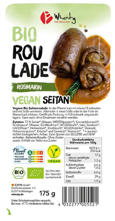 Produktfoto zu Rosmarin-Rouladen, 2 Stück