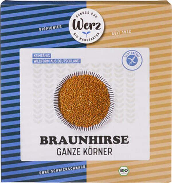 Produktfoto zu Braunhirse ganz keimfähig, 500 g