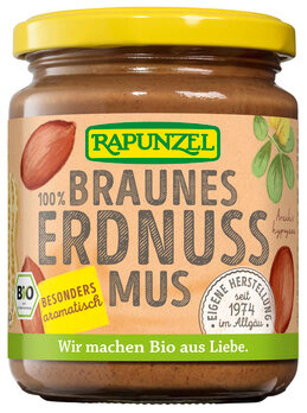Produktfoto zu Erdnussmus braun, 250 g