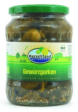 Produktfoto zu Gewürzgurken, 670 g