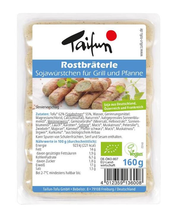 Produktfoto zu Tofu Rostbräterle, 160 g