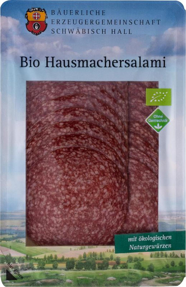 Produktfoto zu Hausmachersalami geschnitten, 80 g