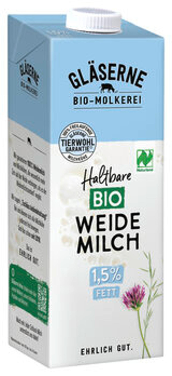 Produktfoto zu H-Weidemilch 1,5 %, 1 l