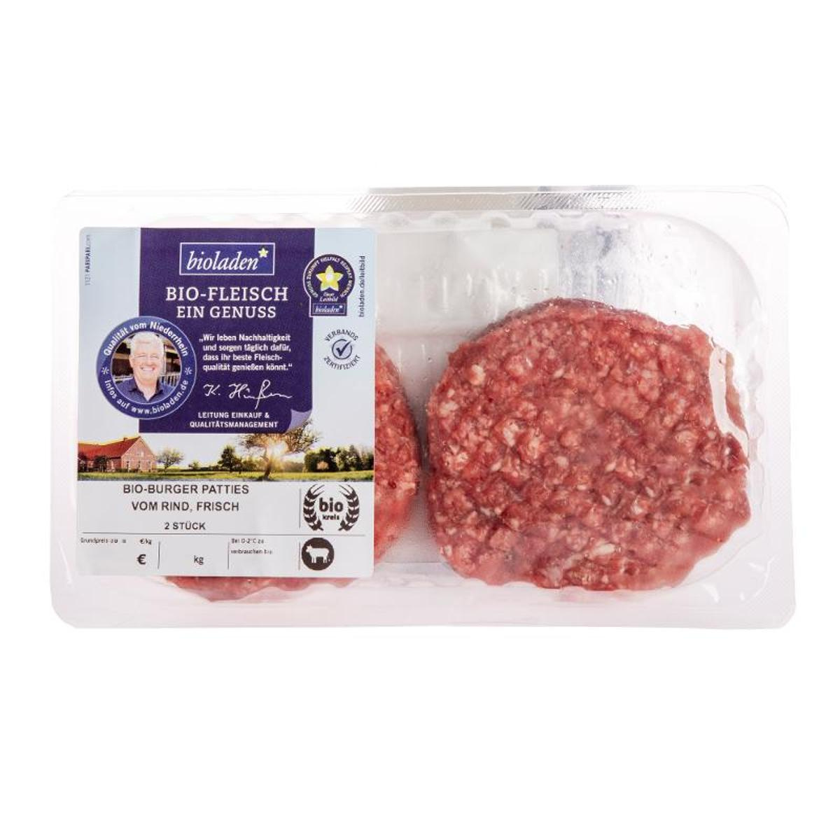 Burger Patties vom Rind, ca. 0,22 kg