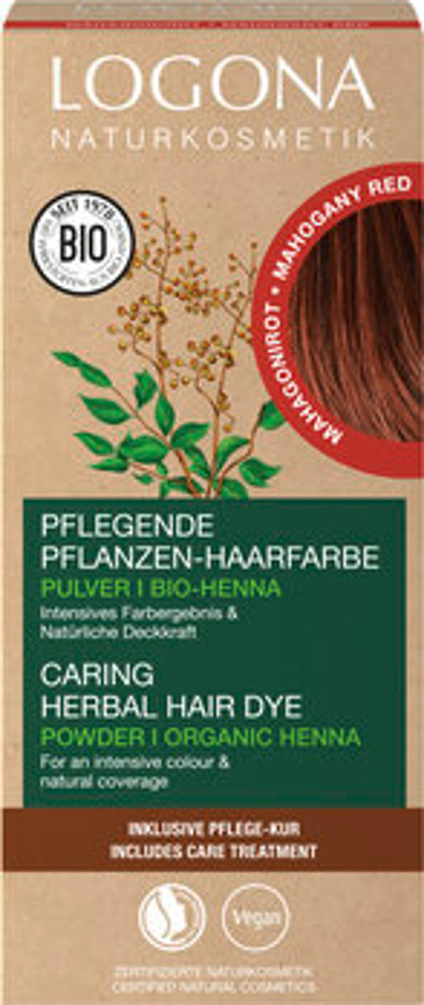 Produktfoto zu Pflegende Pflanzen-Haarfarbe Pulver Mahagonirot