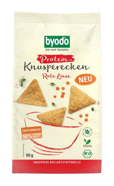 Produktfoto zu Protein Knusperecken Rote Linse, 90 g