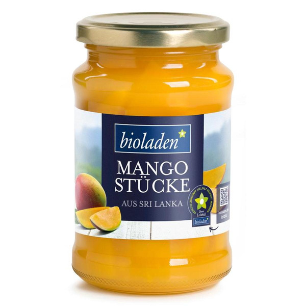 Produktfoto zu Mangostücke, 370 ml