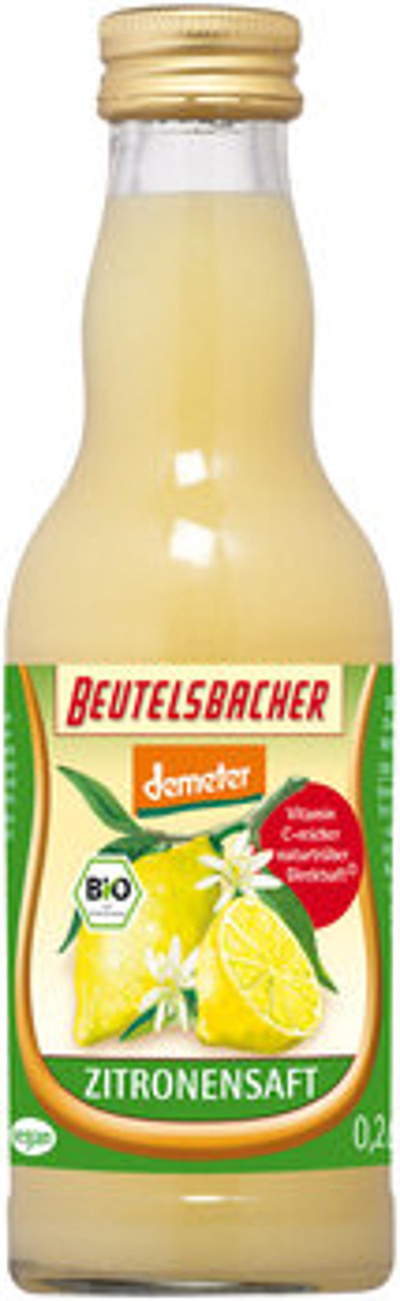 Produktfoto zu Zitronensaft, 12x 0,2 l
