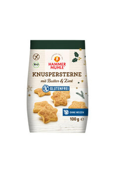 Produktfoto zu Knuspersterne mit Butter & Zimt, 100 g