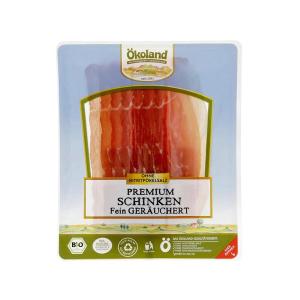 Produktfoto zu Premium Schinken geräuchert geschnitten, 80 g