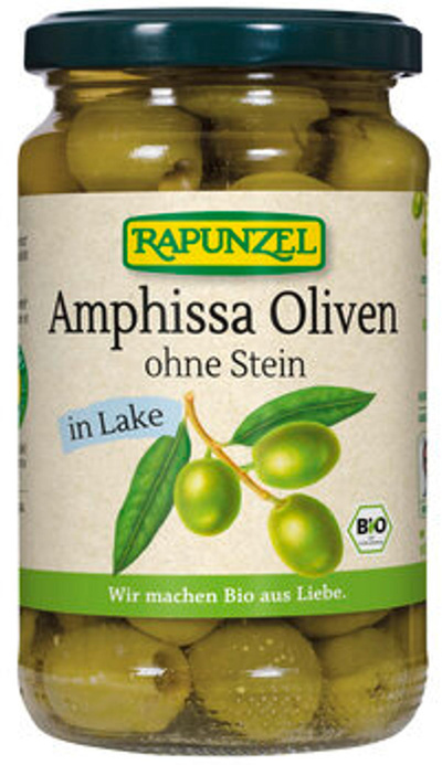 Produktfoto zu Oliven Amphis grün ohne Stein, 315 g