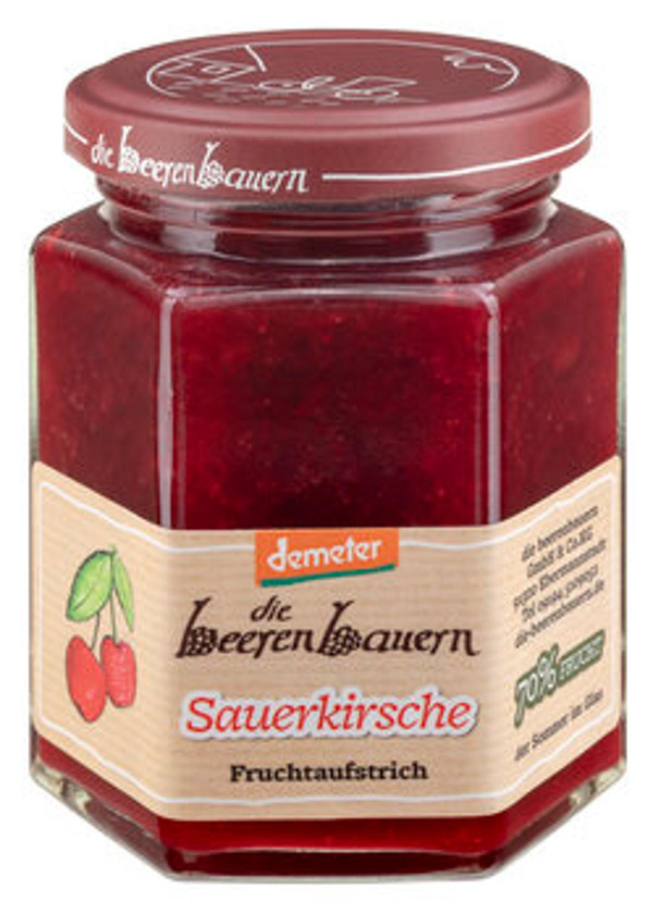 Produktfoto zu Sauerkirsche Fruchtaufstrich, 200 g