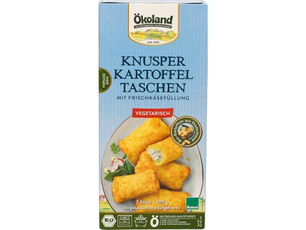 Produktfoto zu TK-Knusper Kartoffeltasche mit Frischkäsefüllung, 300 g