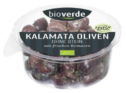 Produktfoto zu Schwarze Kalamata Oliven ohne Stein, 150 g