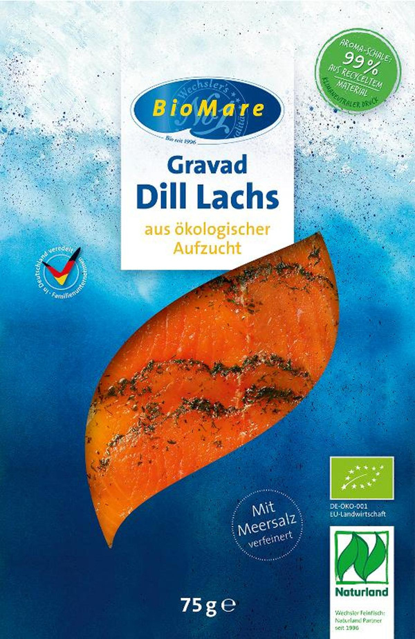 Produktfoto zu Gravad-Dill-Lachs, 75 g
